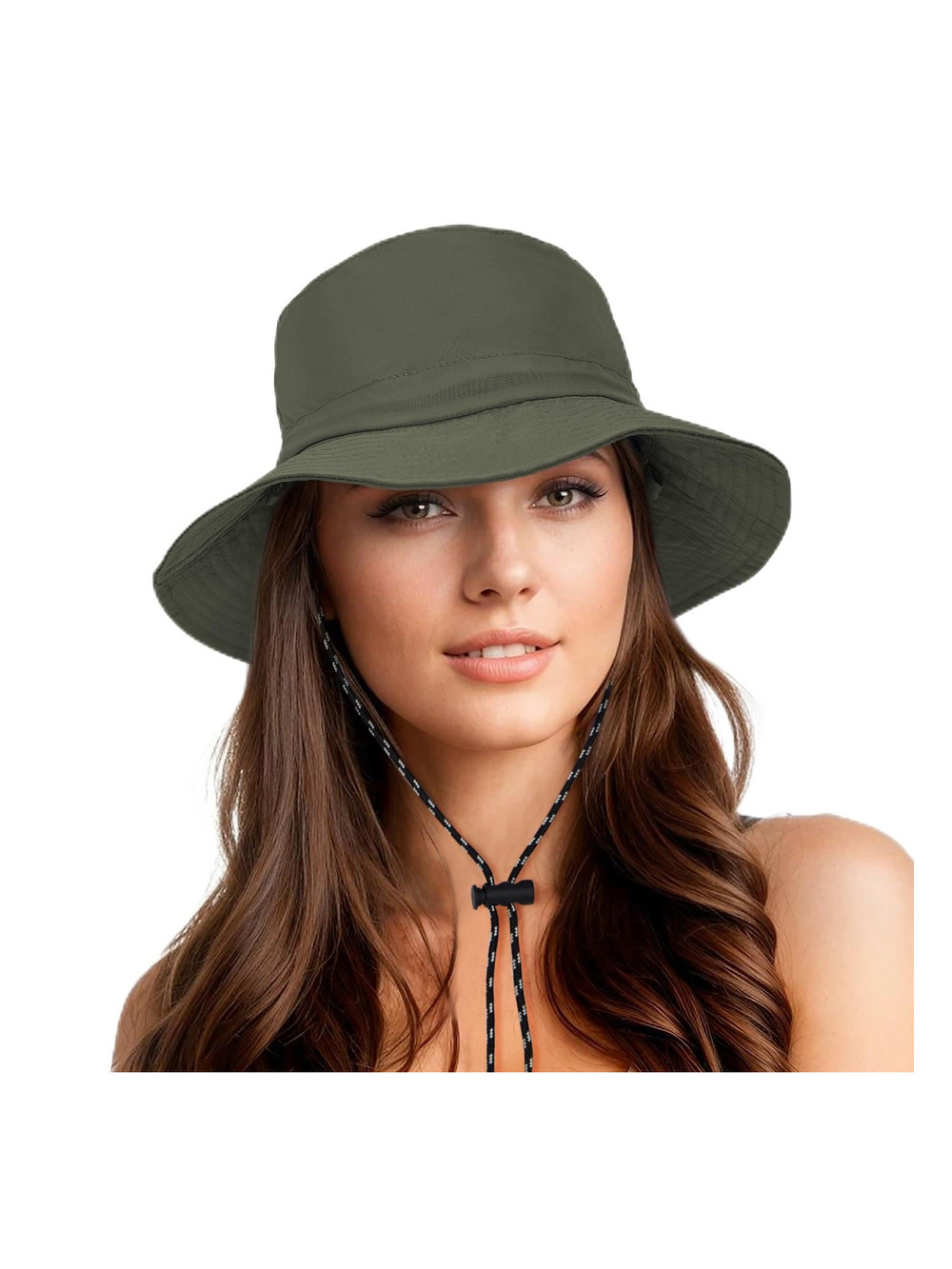 Waterproof Bucket Hats for Woman UPF 50+ Sun Hat | UV | Olive | Size OS